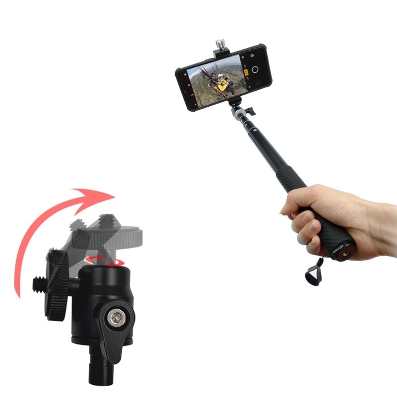 R* Live Broadcasting Head Universal Type โลหะขนาดเล็ก PTZ สําหรับกล้อง DSLR ขาตั้งกล้อง 1 4 นิ้วความ