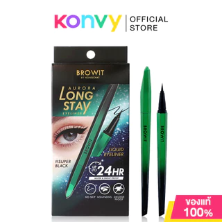 Browit Aurora Long Stay Eyeliner 0.5g บราวอิท อายไลเนอร์หัวพู่กัน.