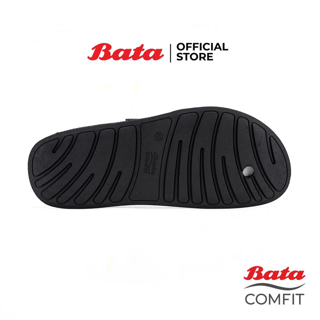 Bata บาจา รองเท้าแตะลำลองเพื่อสุขภาพแบบสวม สำหรับผู้ชาย สีดำ 8016144 สีน้ำตาล 8014144