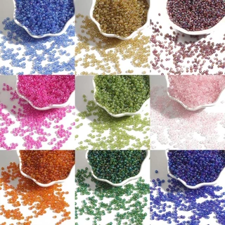 150-1000 ชิ้น 2/3/4 มิลลิเมตรรอบภาษาเช็คคําแก้ว Seed Spacer ลูกปัดสําหรับเครื่องประดับทํา DIY ต่างหูสร้อยข้อมือสร้อยคอ
