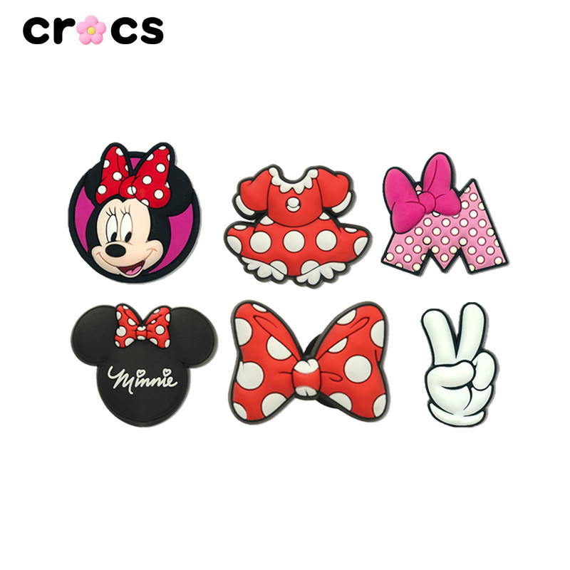 Jibbitz Crocs Mickey Minnie Crocs Jibbitz Jibbitz Set Jibbitz Crocs เกาหลี Jibbitz Crocs ของแทั