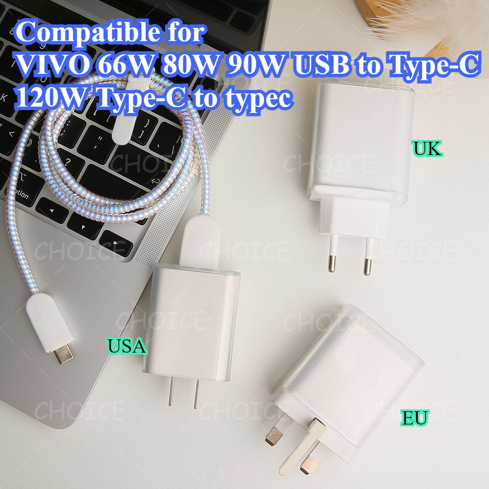 Clear Case สําหรับ VIVO 80W V8073L0A1 V40 lite X100 ultra charger Shock-absorbing TPU EdgeProtection สําหรับ 90W X200 Pro 66w S17e S16 Pro 120w V12060L0A X90s X9s X90 Pro X90s X90s X9