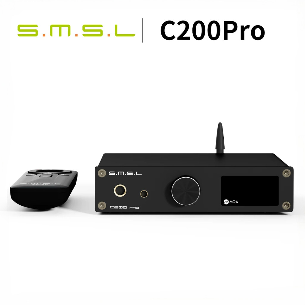 Smsl C200Pro DAC เครื่องขยายเสียงหูฟัง XMOS XU-316 ESS ES9039Q2M 4 * OPA1612A 6.35/4.4 มม.แจ็คหูฟังร