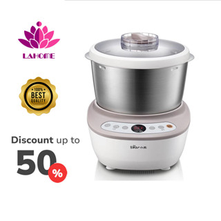 LAHOM Bear 5L เครื่องผสมแป้งไฟฟ้าพร้อมชามสแตนเลส  ชามเครื่อง…