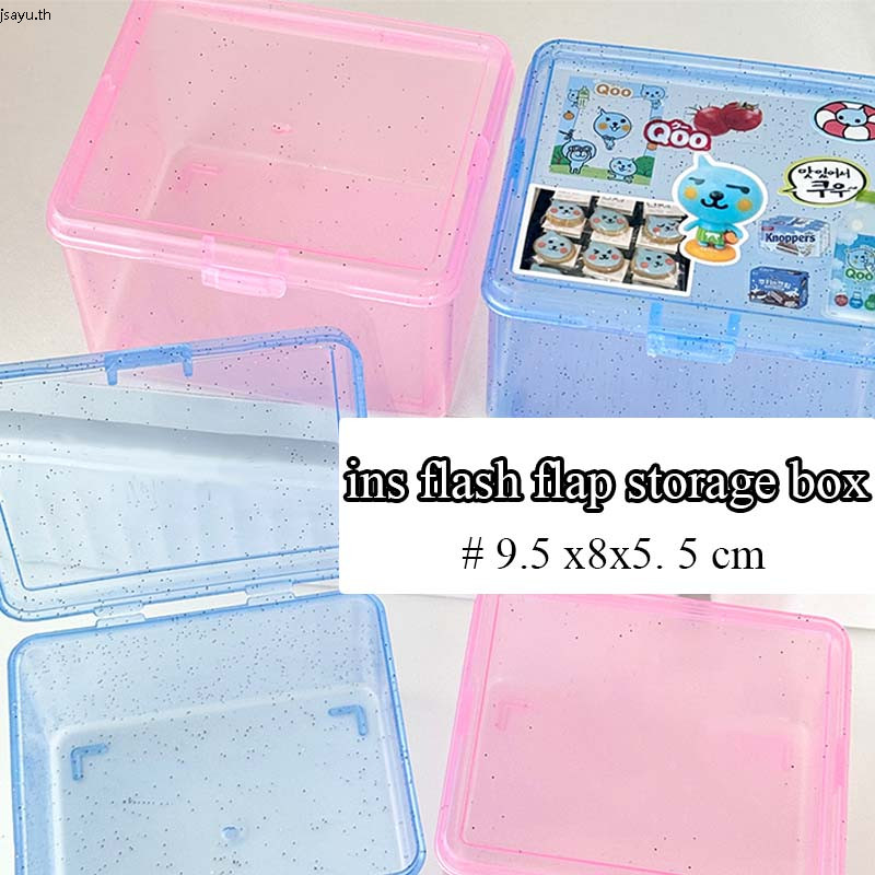 🏠 Ins กล่องเก็บของโปร่งใสอุปกรณ์เสริม Organizer Desktop เครื่องประดับคอนเทนเนอร์