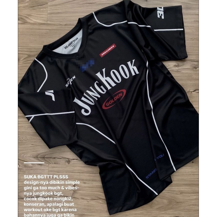 Jungkook Exclusive Imprint เสื้อยืดแขนสั้นอินเทรนด์