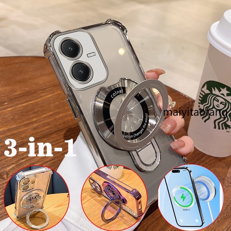 [3 in 1]เคสสําหรับVIVO Y22 5G 2022 VIVO Y22S 5Gเคสโทรศัพท์เคสกันกระแทกXXXA5