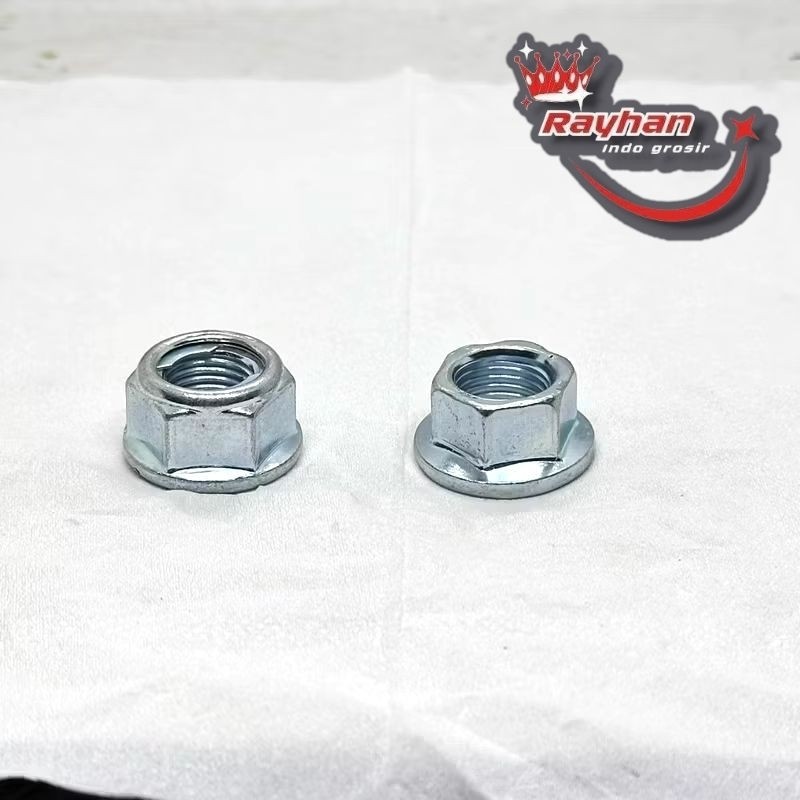 PLAIN WHEEL BOLTS และ LOCK NUTS M12 KEY 17 ORIGINAL NUTS FLAANGE HAT