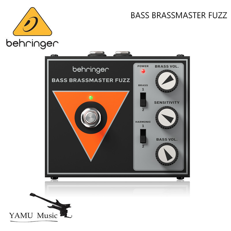 Behringer BASS BRASSMASTER FUZZ Vintage 72 Octave Bass Fuzz ในตัวแหวน Modulator และ Dry Signal Blend