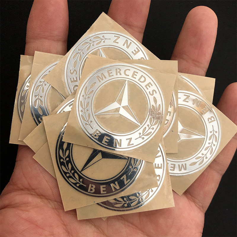 Benz Metal Label Sticker การปรับเปลี่ยนภายใน C-Class E-Class S-Class GLC/GLE/GLB/GLS สติ๊กเกอร์ตกแต่งฉลากรถ