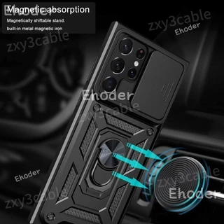 ปลอกสําหรับ Honor X6C X6b X6a 4G 2025 สไลด์กล้องเลนส์ป้องกันกรณีสําหรับ HonorX6b/X6C X6 C b X6B honorX6a X6A X6 A เกราะกันกระแทกฝาครอบโทรศัพท์แม่เหล็กผู้ถือรถ