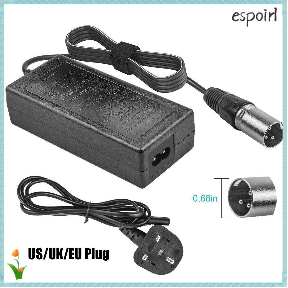 ESPOIR 42V 2A Universal Mobility สกู๊ตเตอร์รถเข็น Ebike Charger