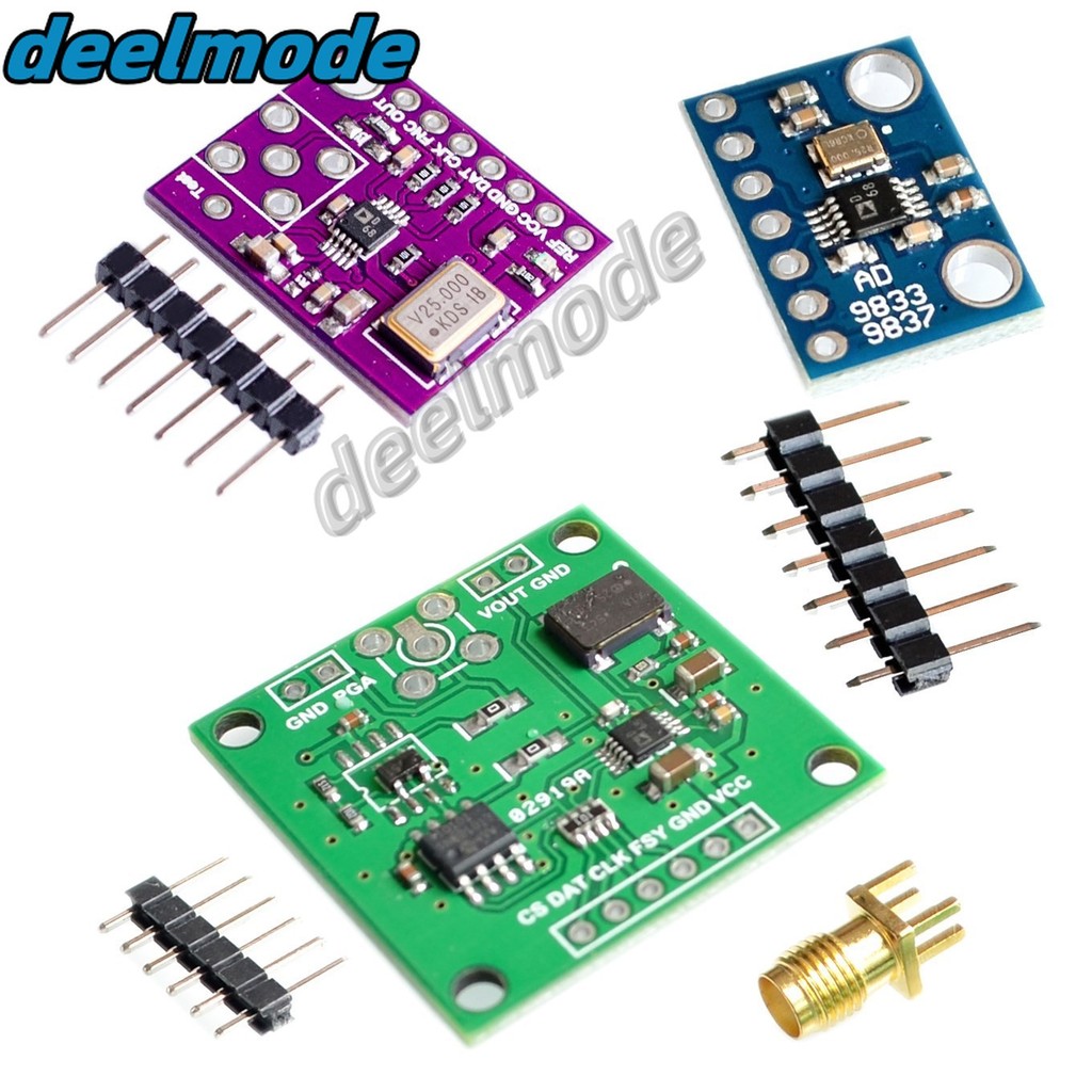 AD9833 AD9833BRMZ โปรแกรม Microprocessors Serial Interface โมดูล Sine Square DDS โมดูลเครื่องกําเนิด