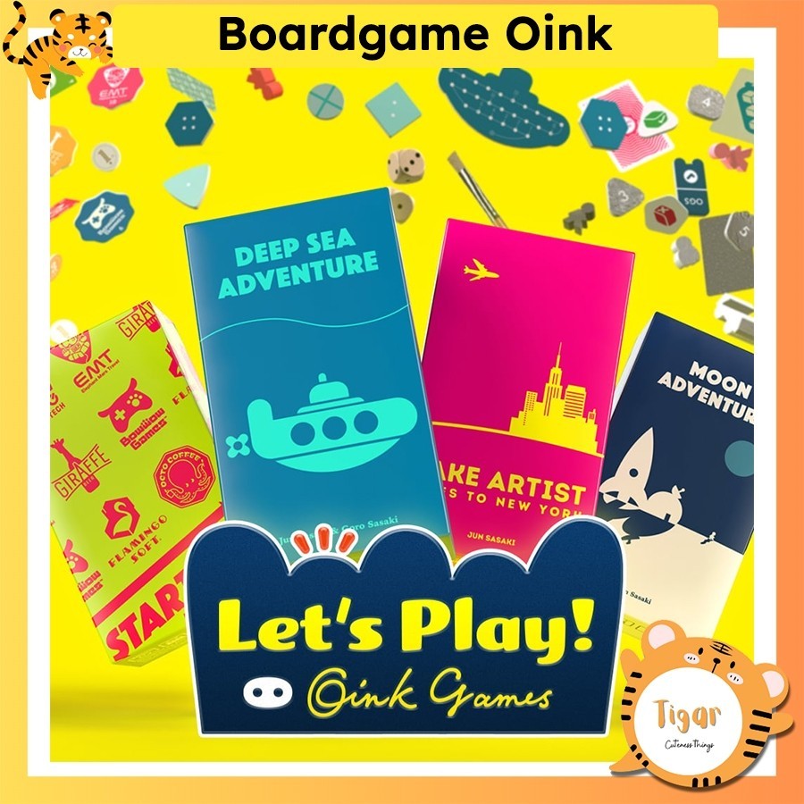 Boardgame Oink Collection เกมกลุ่ม Oink Partygame Tigar