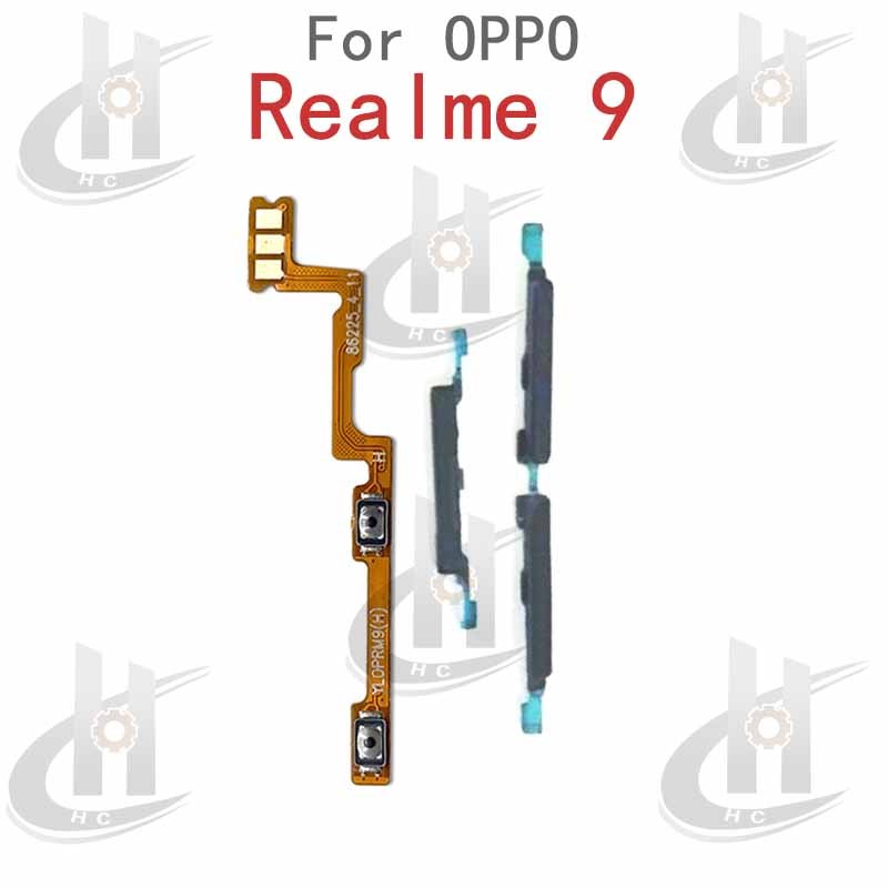 สําหรับ OPPO Realme 9 4g RMX3521 ปุ่มด้านข้างปริมาณพลังงาน Flex Cable Keys ปุ่มปิดระดับเสียงขึ้นและลงปุ่มด้านข้างเปลี่ยนส่วน - รูปที่ 5