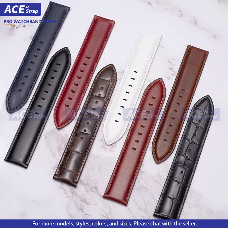 เหมาะสำหรับสายนาฬิกา DW Daniel Wellington หนังวัวแท้ 12mm 13mm 14mm 16mm 17mm 18mm 19mm 20mm สายนาฬิกาสำหรับผู้ชายและผู้หญิง