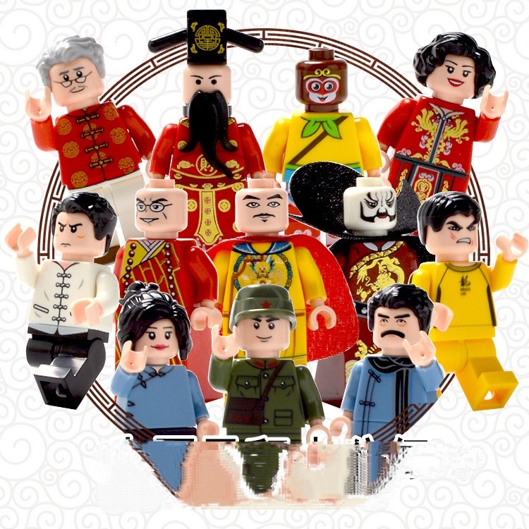 นักบินอวกาศหมอพยาบาลดับเพลิงตุ๊กตาทหารเด็กของเล่นอาคารบล็อก - รูปที่ 2