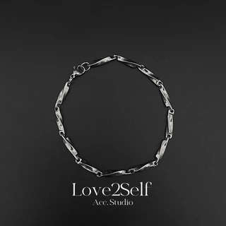 Lvoe2Self S046 -6 สแตนเลส Mobius สร้อยข้อมือผู้ชาย Non Tarnish สร้อยข้อมือสําหรับผู้ชายและผู้หญิง