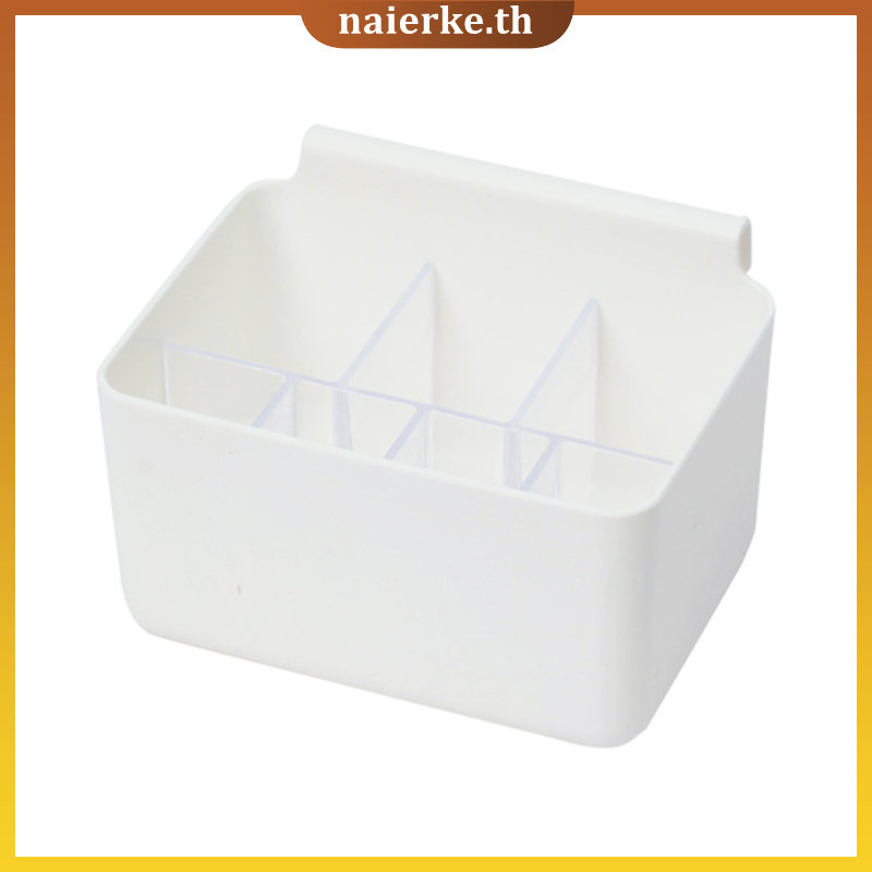 Naierke กล่องพลาสติกเก็บของ แบบแขวนติดตู้เย็น ขนาดเล็ก
