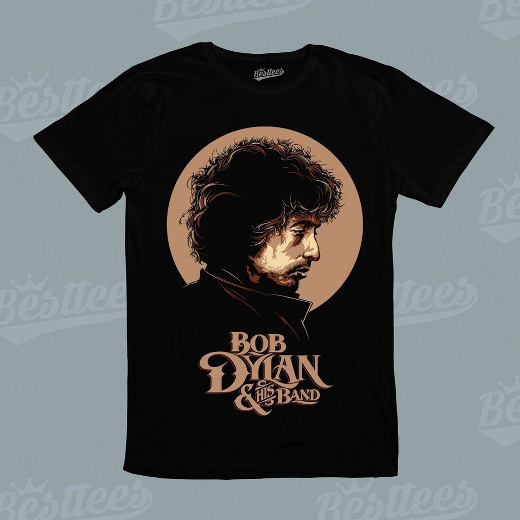 เสื้อยืด พิมพ์ลายวงร็อคนักร้องอเมริกัน Bob Dylan สําหรับผู้ชาย ผู้หญิง