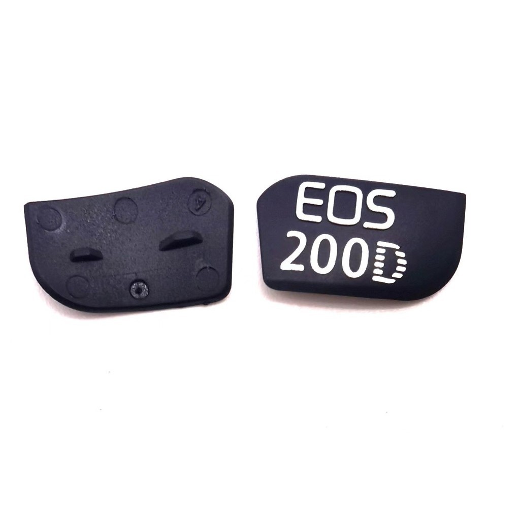 1PCS ใหม่สําหรับ Canon 200DII 200D รุ่นที่สอง ป้ายสีขาวสีดํา ป้ายป้าย ยี่ห้อ frout cover โลโก้อะไหล่ซ่อม