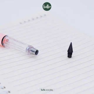 hello - ดินสอไม่ต้องเหลา ยางลบในตัว เทียบเท่าดินสอไม้100แท่ง HB สีทูโทน พาสเทล