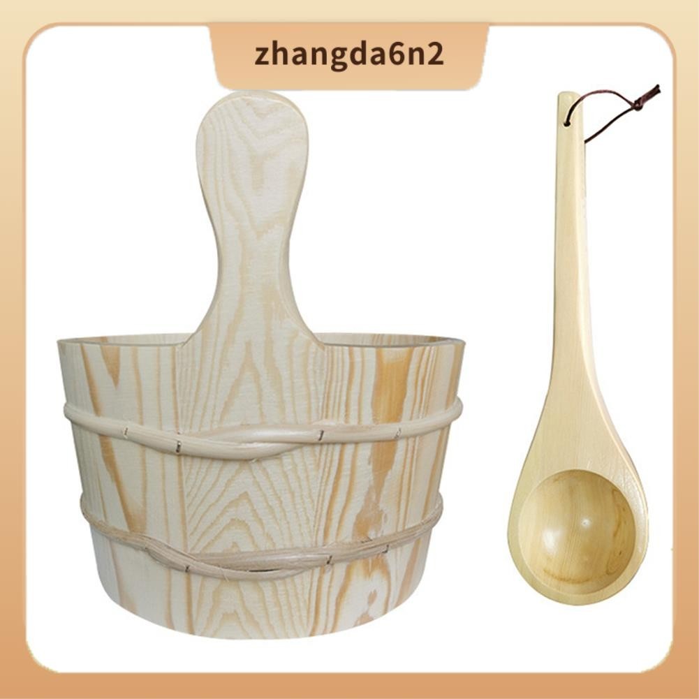 【พร้อมส่ง】ถังไม้ใส่ซาวน่า แฮนด์เมด