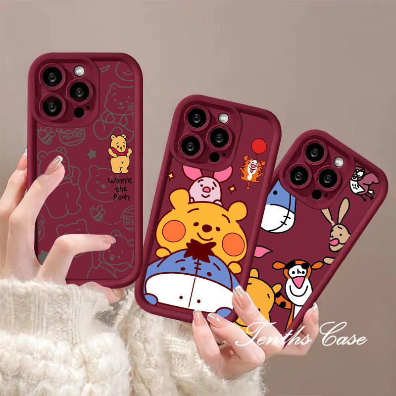 สําหรับoppo A3X A60 A79 A38 A18 A58 A17 A17k A78 A57 A5s A76 A96 A16 A16s A15 A15s A16k A77s A7 A3 A95 A54 A93 A74 A5 2020 การ์ตูนหมี