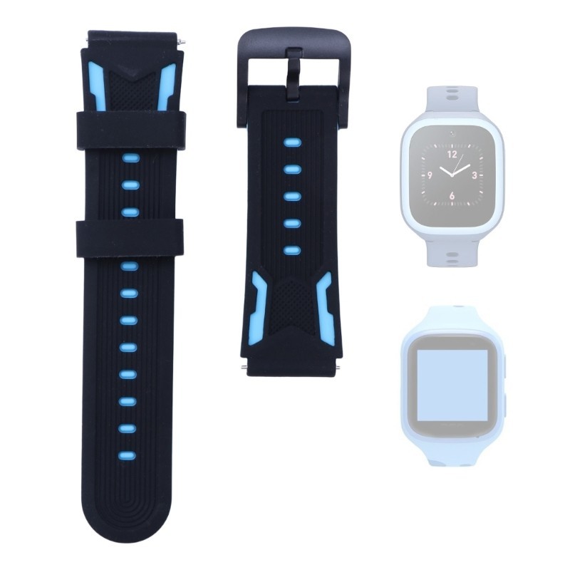Cons 6th Gen นาฬิกาโทรศัพท์สําหรับเด็กสายรัดข้อมือ Sweatproof สายรัดเข็มขัดความกว้าง 16 มม.