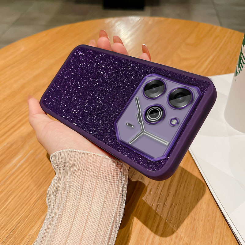 ใหม่glitterเคสโทรศัพท์tecno POVA 6 Neo Pova6neoปลอกนุ่มPOVA6 6Pro 5Gแฟชั่นโปร่งใสกล้องเลนส์ป้องกันปก