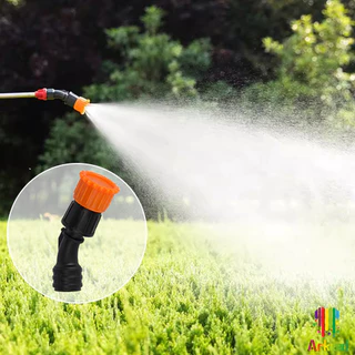 Arkeed 1 ชิ้น หัวพ่นยา หัวงอสีส้ม เกลียวทองเหลือง เครื่องมือทำสวน Spray Nozzle