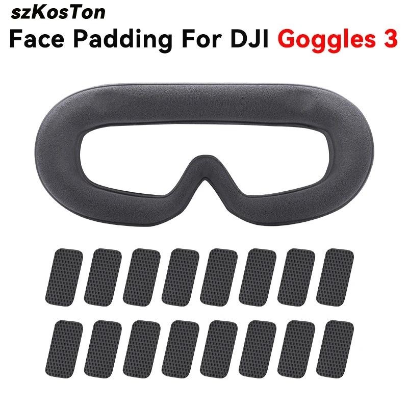 แผ่นฟองน้ํารองตา แบบนิ่ม สําหรับ DJI Avata 2 Goggles 3