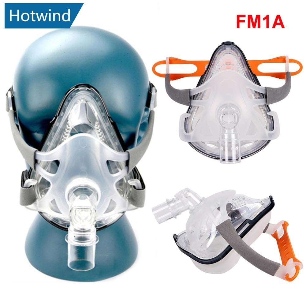 Hw F1A Full Face Mask ฟรีหมวกสําหรับ CPAP Auto CPAP BiPAP Respirator Snoring Therapy S1X1