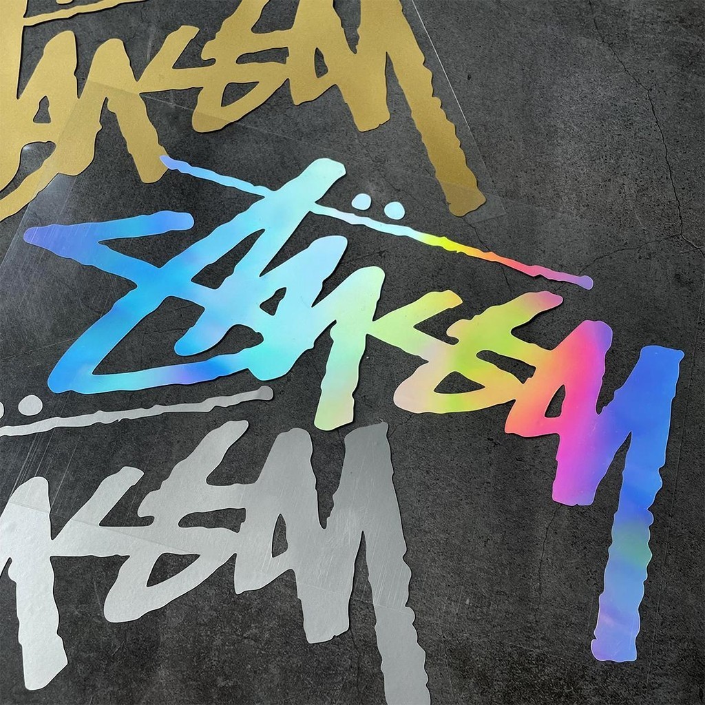 Us Chaopai Stussy รถ Decals Die Cut สติกเกอร ์ ไวนิลสําหรับตกแต ่ งหน ้ าต ่ างอัตโนมัติ Decal - รูปที่ 5