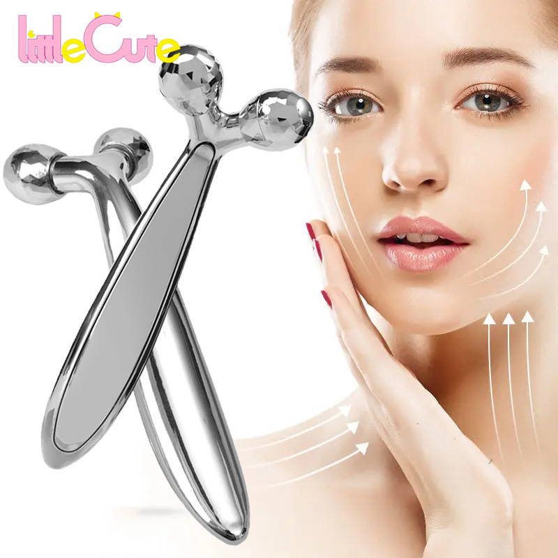 เครื่องนวดลูกกลิ้ง3ง - 360หมุนนวด-เครื่องนวดหน้ารูปตัว ย-ยกกระชับกําจัดริ้วรอย-ใบหน้าผลิตภัณฑ์ดูแลผิวเครื่องมือความงาม-บางใบหน้าร่างกายสร้าง-นวดมื