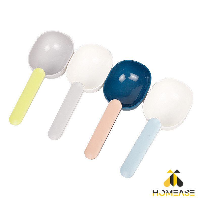 HA ที่ตักอาหารสุนัข แมว ช้อนตักอาหาร พร้อมตัวหนีบปากถุง Food spoon