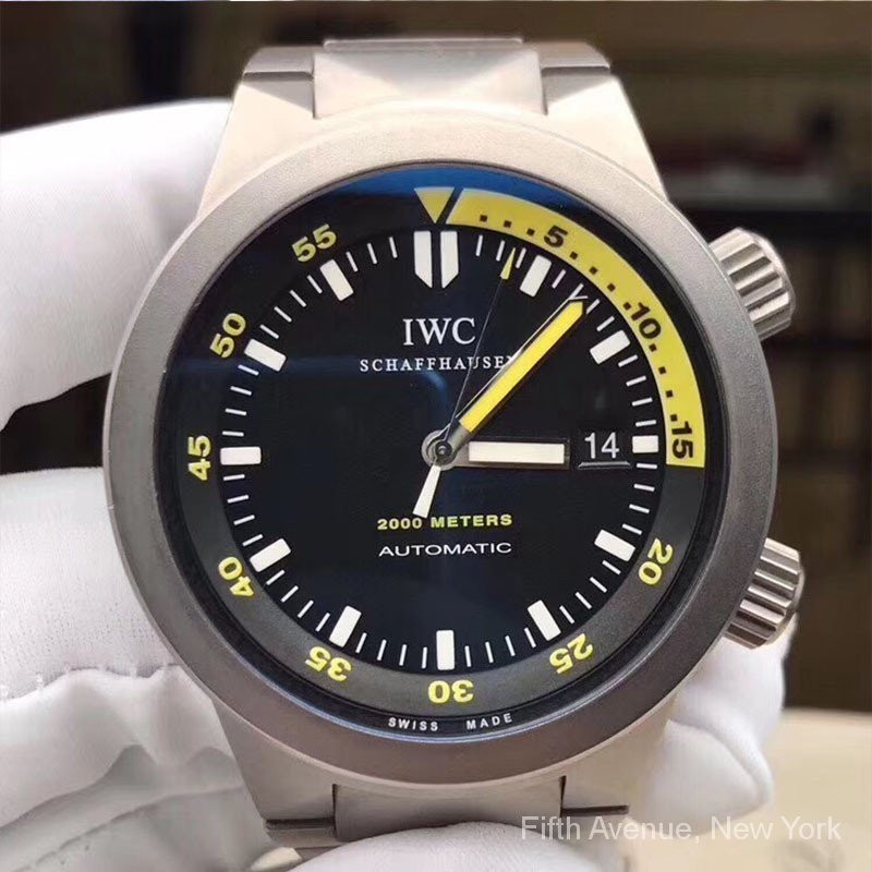 Ocean Timepiece Series Titanium Automatic Mechanical Men 's Watch IW353803นาฬิกา