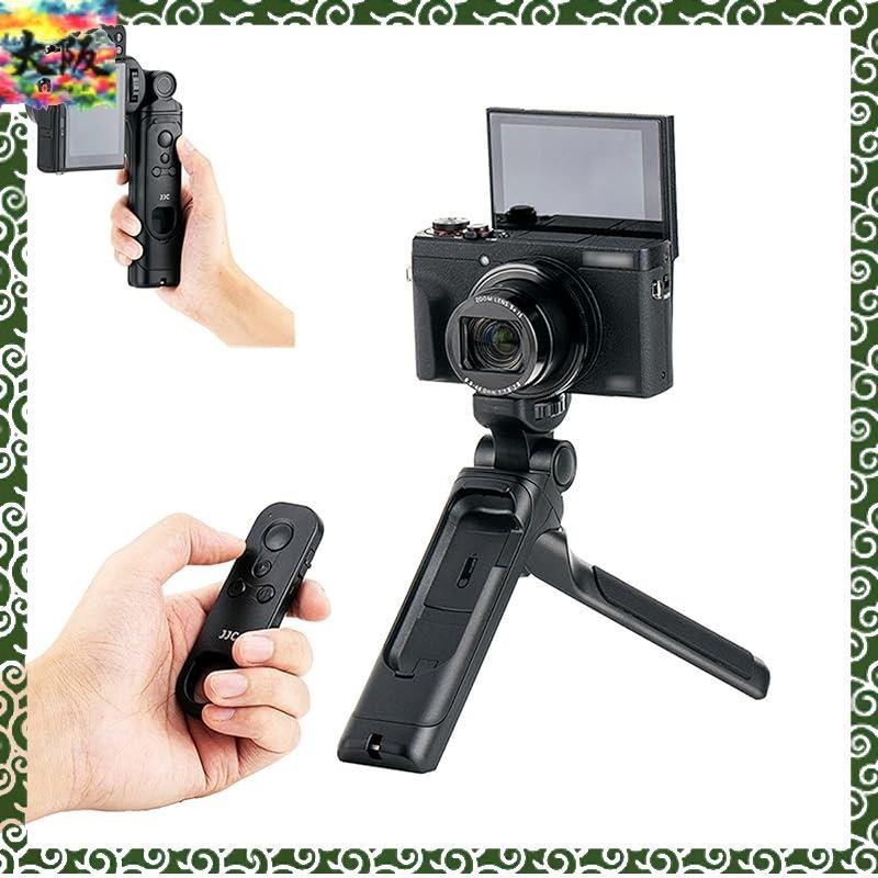 JJC Tripod Grip Wireless Shooting Grip Canon HG-100TBR Compatible Wireless Remote Lightweight Selfie Stick Mini Video Tripod Grip VLOG Tripod Canon PowerShot V10 EOS R100 R8 R50 R6 Mark II R10 R7 R3 M6 Mark II M50 Rebel T7i SL3 G7X Mark III, etc. Compatib