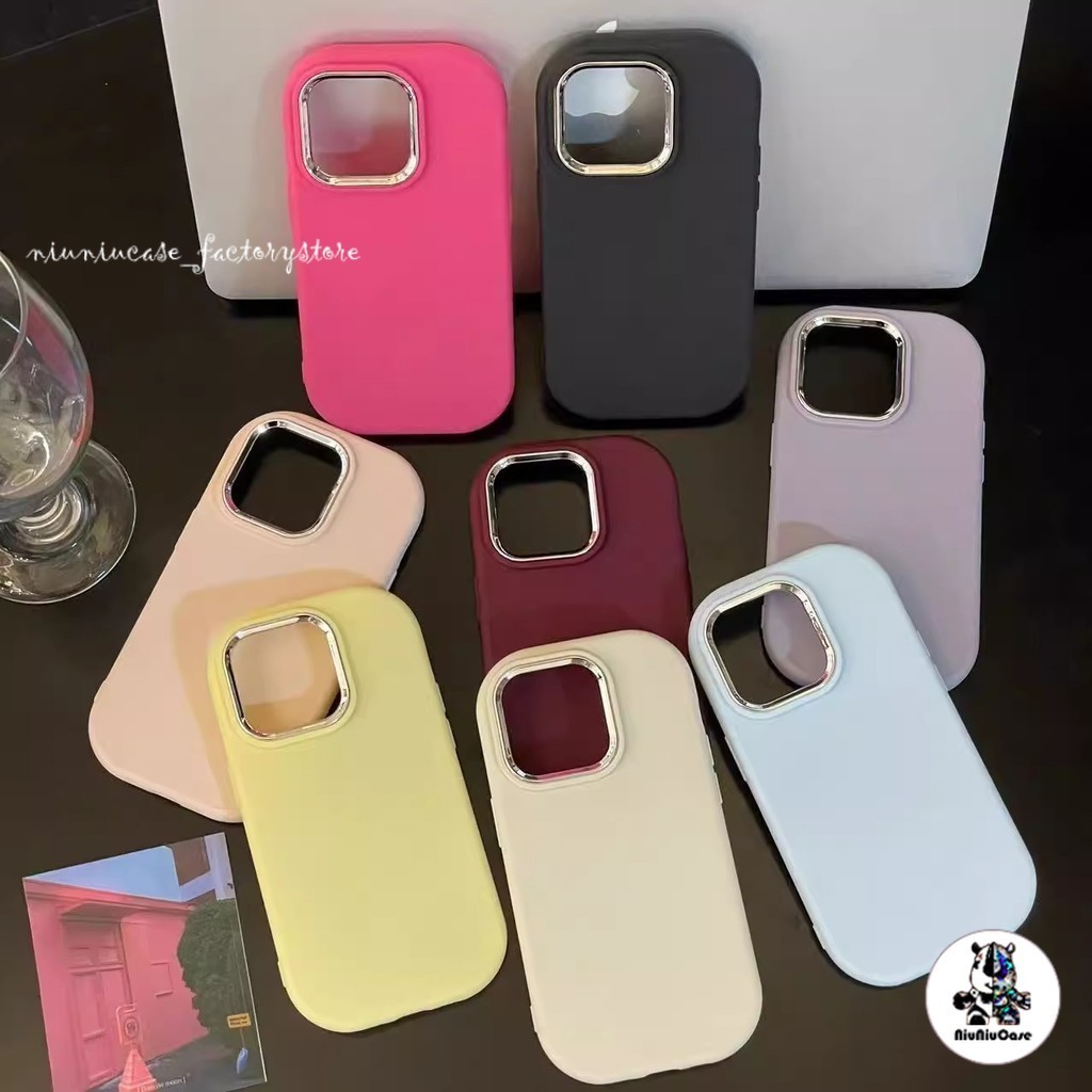 dopamine น้อย อ้วน ผู้หญิง For เคสไอโฟน11 13 12 14 15 Pro Max XR X XS 7 8 Plus เคส สีลูกกวาด ซิลิโคนนุ่มกันกระแทก Case