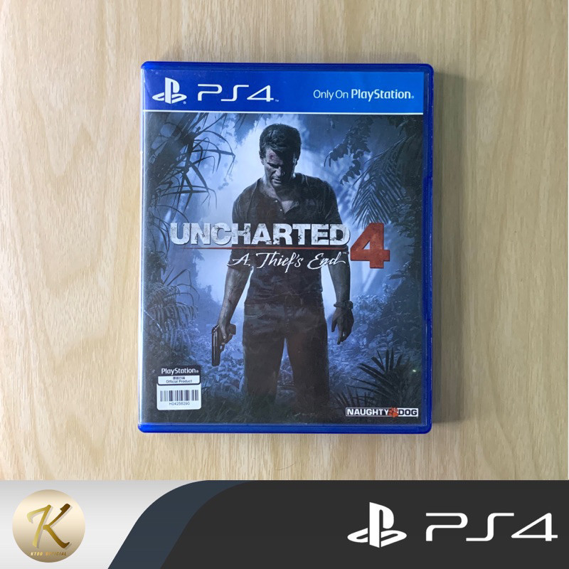 แผ่นเกมส์ PS4: Uncharted 4  📍English (แผ่นมือ1 / มือ2) สินค้าพร้อมจัดส่ง