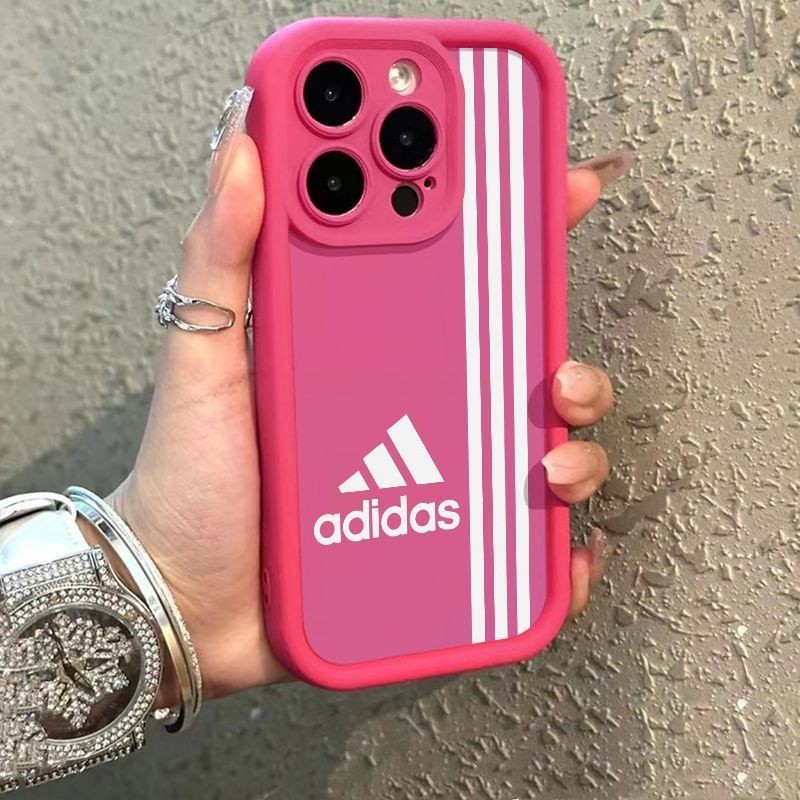 เคสโทรศัพท ์ กันกระแทกแบบนุ ่ มลายลายทางสําหรับ iPhone 13 14/15promax 12 / 11 7/8Plus