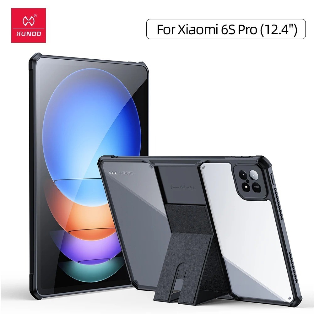 สําหรับ Xiaomi Mi Pad 6s Pro 12.4 กรณี XUNDD ถุงลมนิรภัยกันกระแทกเด็ก Study แท็บเล็ตที่มองไม่เห็นขาตั้ง