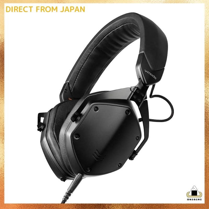 V-MODA M-200 M200-BK Over-Ear Studio Monitor Headphones, Hi-Res Audio Wired Connection Only, Black