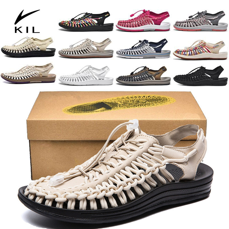 KIL-2024【35-44 หลา】🚚 จัดส่ง 1-3 วัน 🔥Bangkok แตะ รัด ส้น สไตล์ Kenen Sandal ชาย หญิง （11 สี） 24-hour