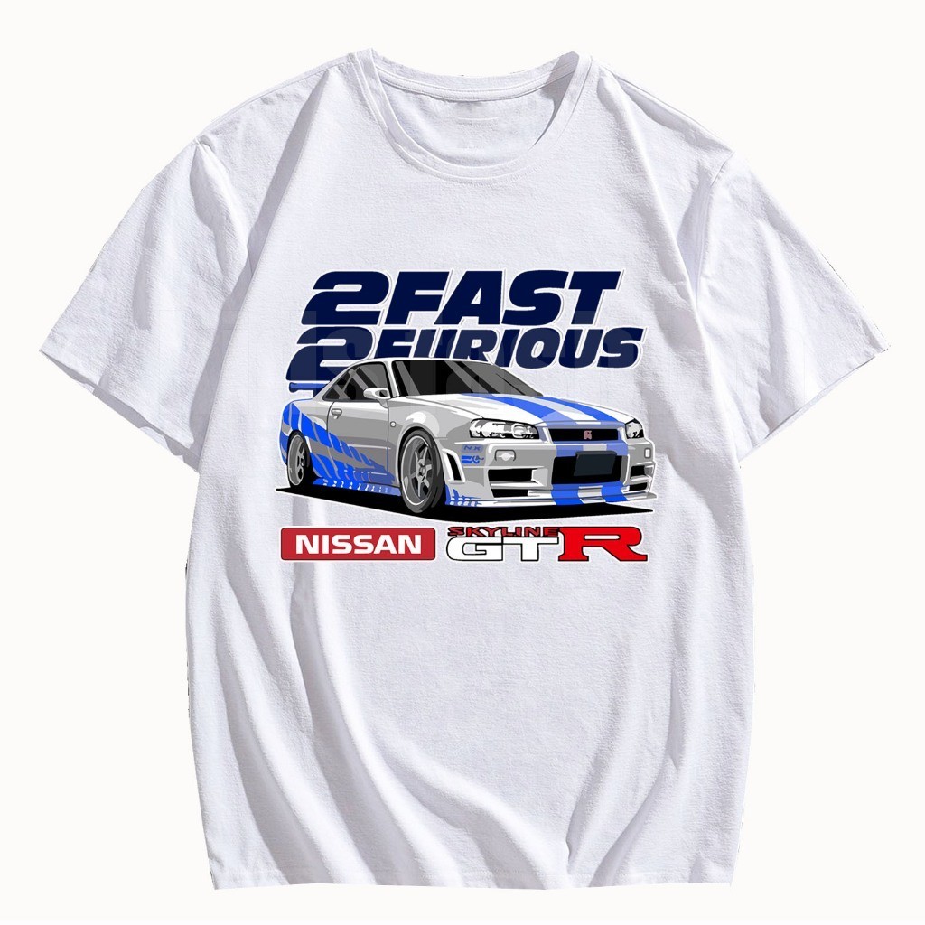 ใหม่ 2fast 2FURIOUS NISSAN GTR เสื้อยืด พรีเมี่ยม สําหรับเด็ก