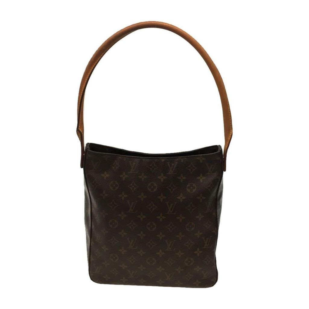 LOUIS VUITTON Tote Bag Monogram Looping M51145 Brown PVC Patterned all over Direct from Japan Secondhand