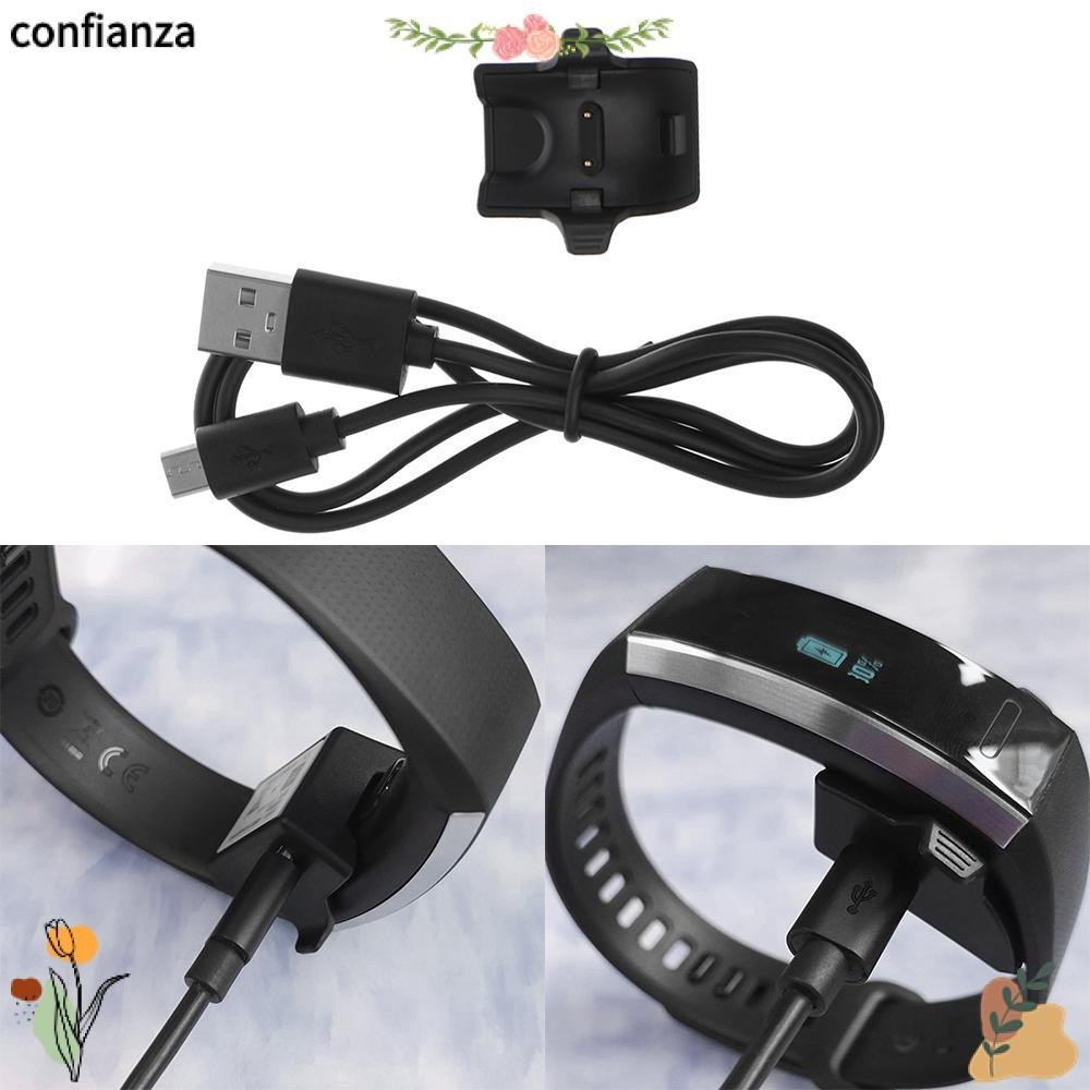 Confianza สาย USB Cradle Universal กีฬาสายรัดข ้ อมือแบบพกพาสําหรับ Huawei Honor Band 4 3 2