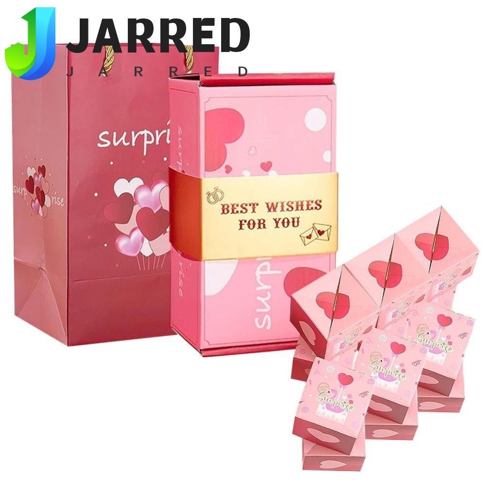 Jarred Cash Explosion Gift Box, Pop Up Surprise Luxury Surprise Bounce Box, New Gift Box Paper Fun Money Box Anniversary