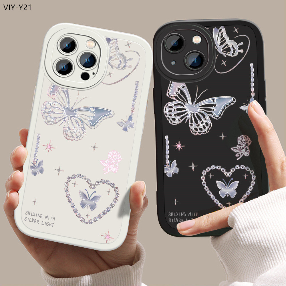 VIVO V30 Y72 Y21 Y33S Y33T Y15S Y50 Y35 Y22 Y22S Y20 Y12S Y17 Y15 Y12 Y16 Y19 V25 V23 V23E S1 Pro 5G สำหรับ เคสโทรศัพท