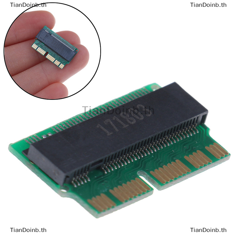 Tianye NGFF M.2 NVME SSD converter การ ์ ดอะแดปเตอร ์ สําหรับ 2013-2015 Mac book air
 Th